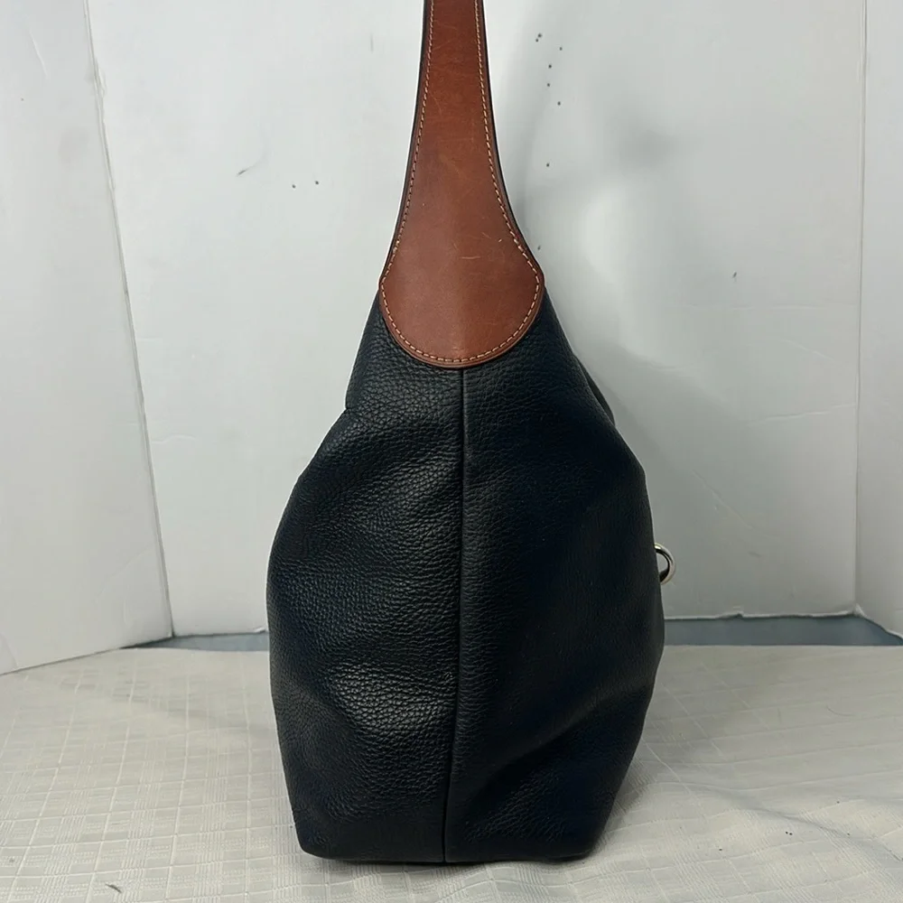 Dooney & Bourke Black Pebble Grain Shoulder Bag
